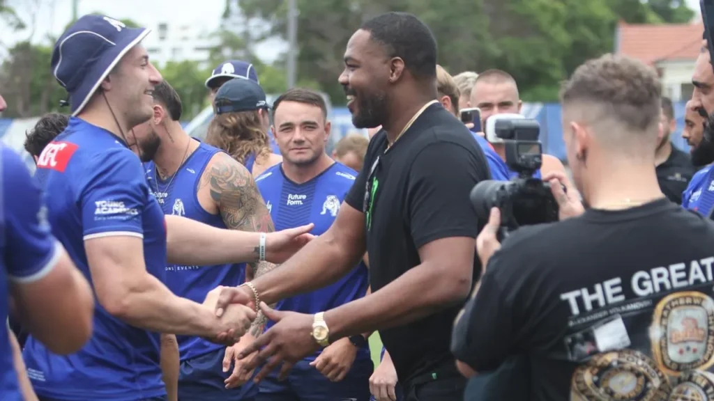 UFC Champion Jon Jones Leads Performance Training Day with Lifecykel Labs and Canterbury-Bankstown Bulldogs via bnnbreaking