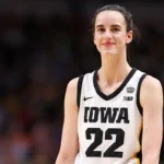 Who is Caitlin Clark receiving compliments from Stephen Curry?