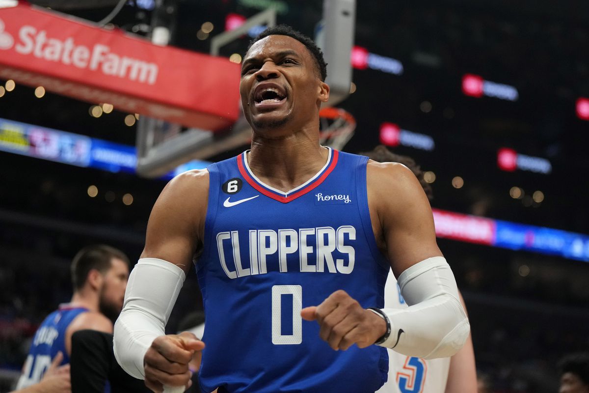 Clippers point guard Russell Westbrook