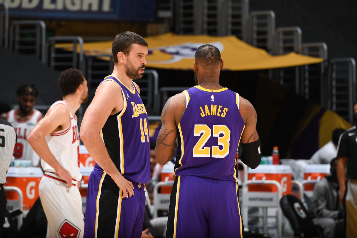 LeBron James and Marc Gasol