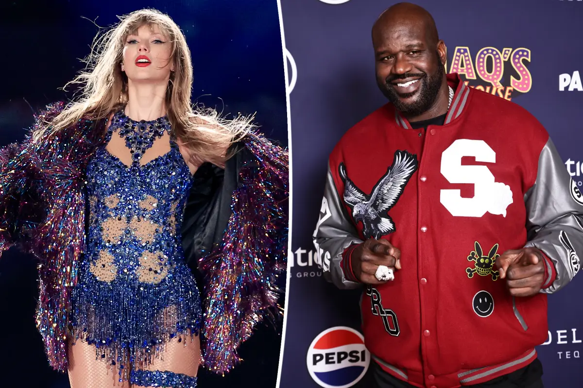 Taylor Swift and Shaquille O'Neal