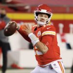 Patrick Mahomes' young son Bronze enjoying NBA March Madness during the NFL offseason