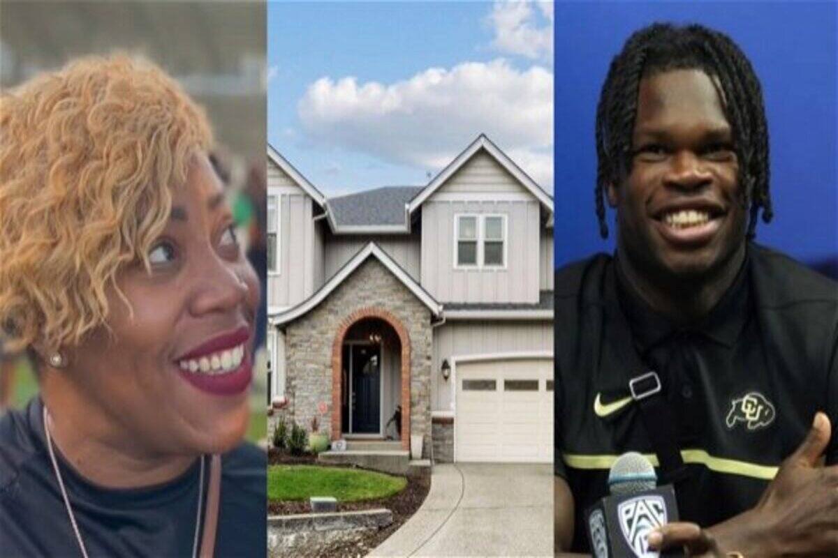 Check out this video showing Travis Hunter surprise his mom with dream house