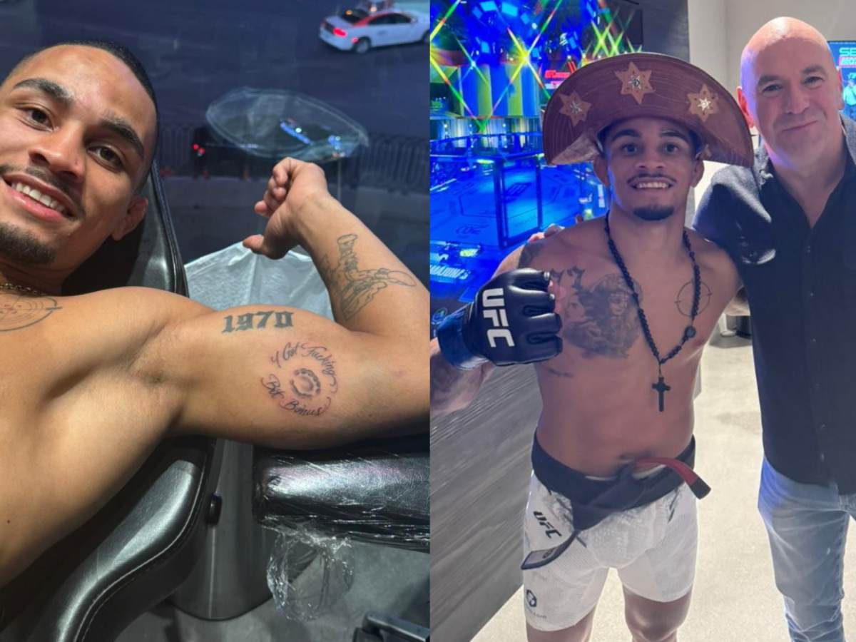 “This is awesome”: Dana White reacts to Andre Lima turning Igor Severino bite mark into tattoo