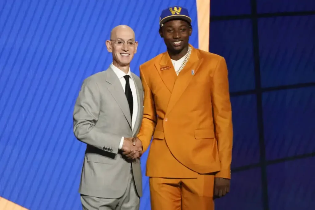 Jonathan Kuminga was drafted by the Golden State Warriors as the 7th overall pick.