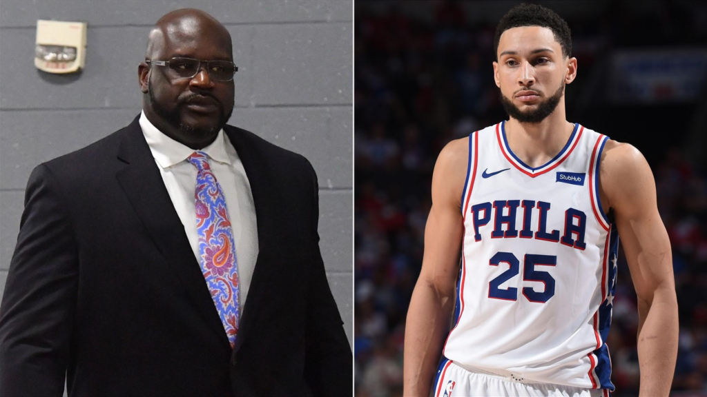 Shaquille O'Neal chose Joel Embiid over Ben Simmons for NBA MVP