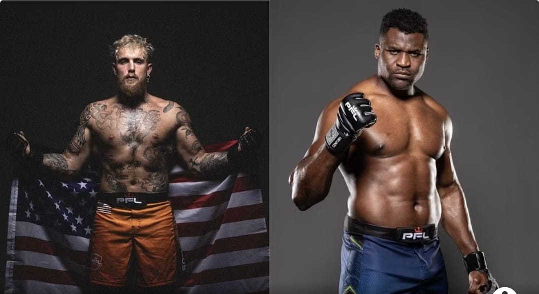 Jake Paul and Francis Ngannou