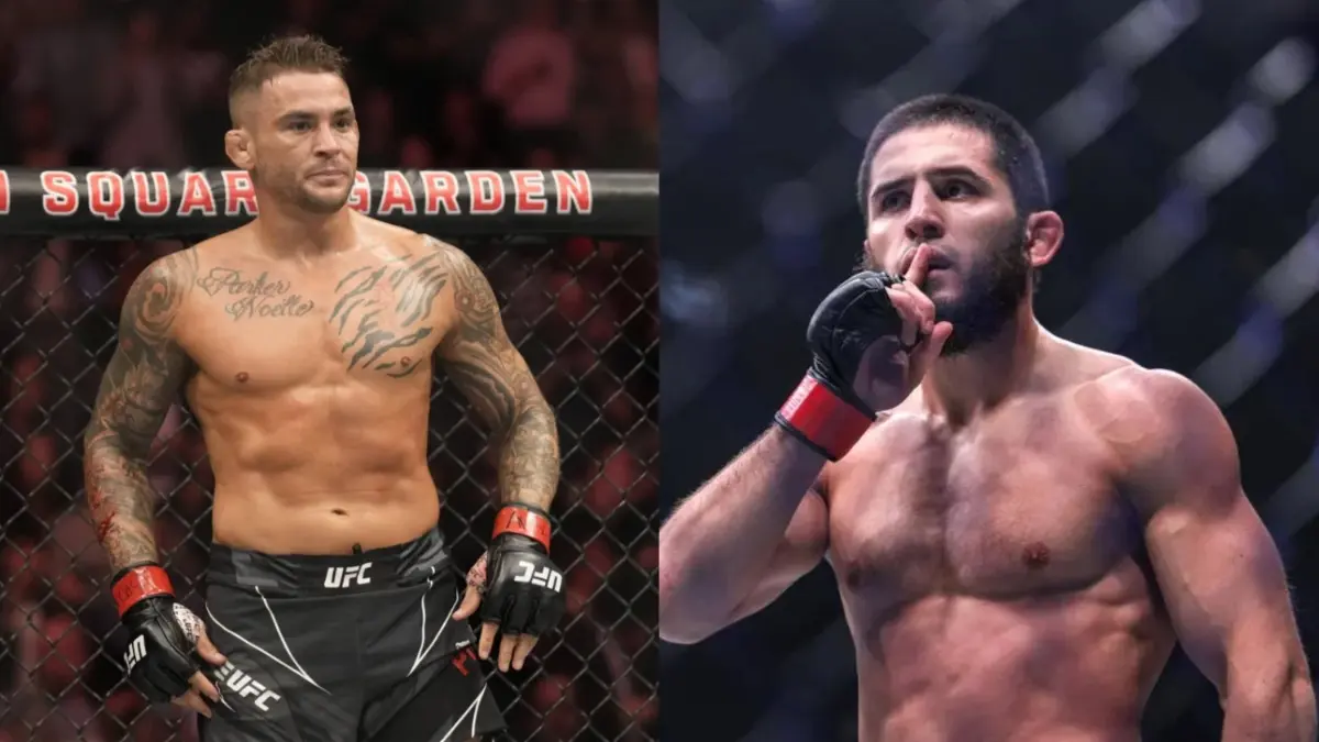 Is Khabib Nurmagomedov going to be cageside during Islam Makhachev vs Dustin Poirier title bout at UFC 302?